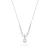 Srebrny elegancki naszyjnik kolia z cyrkoniami Farve N015-925-BS marko
