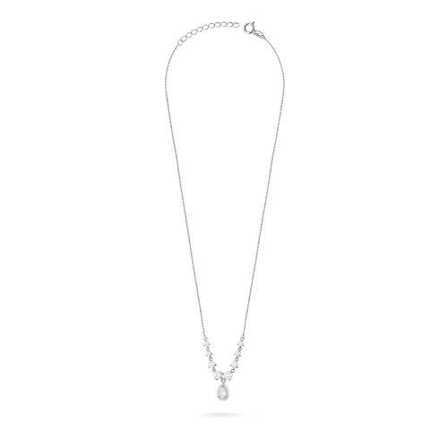 Srebrny elegancki naszyjnik kolia z cyrkoniami Farve N015-925-BS marko