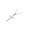 Krzyżyk zawieszka z białego złota 585 wysadzana brylantami 0,39ct D432-B585-B0.39 marko