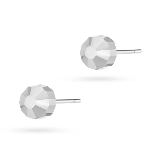 Srebrne kolczyki diamentowane błyszczące kuleczki 5mm Jeso K1459-925-S marko