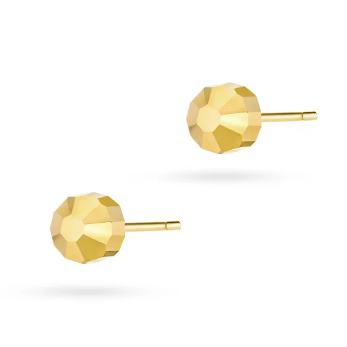 Pozłacane kolczyki diamentowane błyszczące kuleczki 4mm Jeso 
Z1458-925-Z marko