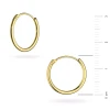 Złote kolczyki koła średnica 15mm Jeso kreolki złoto 333 K062-333 MARKO