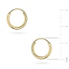 Złote kolczyki koła średnica 13mm kreolki Jeso basic  K077-585 MARKO