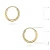 Złote kolczyki koła średnica 13mm kreolki Jeso basic  K077-585 MARKO