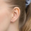 Srebrne kolczyki diamentowane błyszczące kuleczki 5mm Jeso K1459-925-S marko