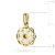 Złota zawieszka ażurowy kwiatek z cyrkoniami Soledo Z079-585 marko