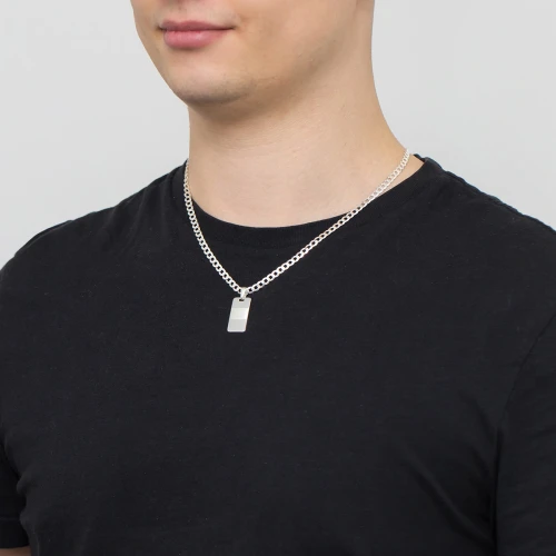 Srebrny nieśmiertelnik blaszka pod grawer
