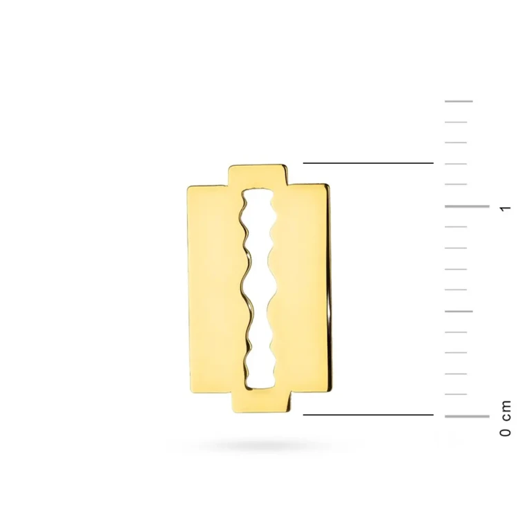 Złota zawieszka żyletka wisiorek 333 Fancy Z084-333 MARKO