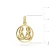 Złoty wisiorek zawieszka znak zodiaku Bliźnięta złoto 585 Z371-585-BLIZNIETA MARKO