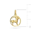 Złoty wisiorek zawieszka znak zodiaku Koziorożec złoto 585  Z371-585-KOZIOROZEC MARKO