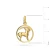 Złoty wisiorek zawieszka znak zodiaku Koziorożec złoto 585  Z371-585-KOZIOROZEC MARKO