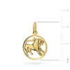 Złoty wisiorek zawieszka znak zodiaku Lew złoto 585 Z371-585-LEW MARKO