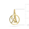 Złoty wisiorek zawieszka znak zodiaku Panna złoto 585 Z371-585-PANNA MARKO