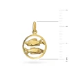 Złoty wisiorek zawieszka znak zodiaku Ryby złoto 585 Z371-585-RYBY MARKO