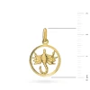 Złoty wisiorek zawieszka znak zodiaku Skorpion złoto 585 Z371-585-SKORPION MARKO