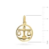 Złoty wisiorek zawieszka znak zodiaku Waga złoto 585 Z371-585-WAGA MARKO