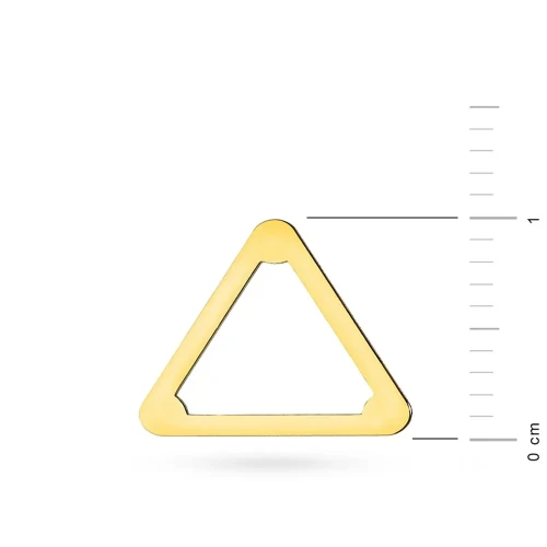 Złoty wisiorek trójkąt Fancy pr.333 zawieszka Z389-333 MARKO