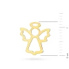 Złoty wisiorek aniołek pr.333 zawieszka