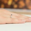 Pierścionek z żółtego złota z czarnymi brylantami 0,04ct Kontrasty W100 próba 585 MARKO