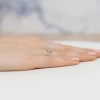 Pierścionek z białego złota z brylantami 0,18ct Galaktyki W437-585-B0.18 marko