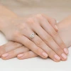 Pierścionek z białego złota z brylantami 0,19ct Od Serca W442-585-B0.19 marko