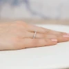 Pierścionek z białego złota z brylantami 0,20ct Galaktyki W453-585-B0.20 MARKO
