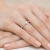 Pierścionek z białego złota z brylantami 0,37ct Galaktyki W459B-585-B0.37 marko