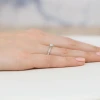 Pierścionek z białego złota z brylantami 0,37ct Galaktyki W459B-585-B0.37 marko