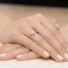 Pierścionek z białego złota z brylantami 0,21ct Galaktyki W462-585-B0.21 marko