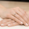 Pierścionek z białego złota z brylantami 0,11ct Galaktyki W466-585-B0.11 marko