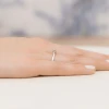 Pierścionek z białego złota z brylantem 0,08ct Klasyka W468-585-B0.08 marko