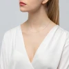 Srebrny łańcuszek damski kulka pr 925 L003-925#42 marko