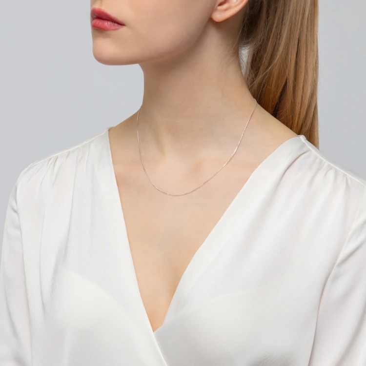 Srebrny łańcuszek Żmijka próba 925 L228-925-45 marko