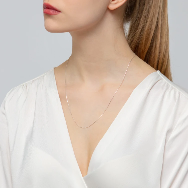Srebrny łańcuszek Żmijka próba 925 L228-925-55 marko