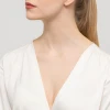 Krótki srebrny łańcuszek choker ankier  L028-925 marko L028-925-42 marko