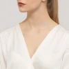 Krótki srebrny łańcuszek choker ankier  L028-925 marko L028-925-45 marko