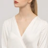 Krótki srebrny łańcuszek choker ankier  L028-925 marko L028-925-50 marko