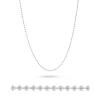 Srebrny łańcuszek Kulka pr.925  L084-925 marko