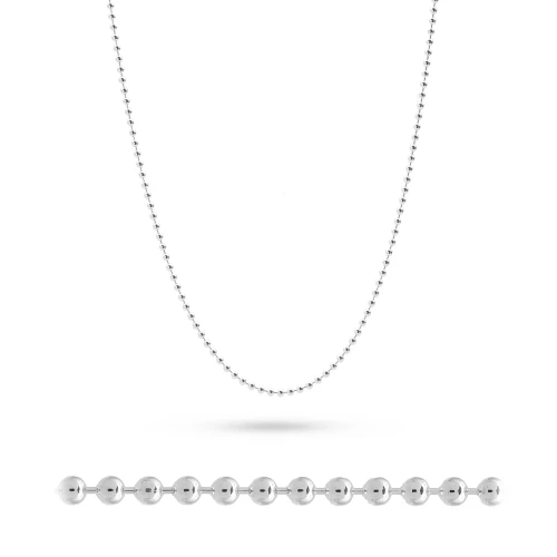 Srebrny łańcuszek Kulka pr.925  L084-925 marko