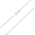 Srebrny łańcuszek Kulka pr.925  L084-925 marko