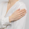 Srebrny delikatny klasyczny pierścionek z pojedynczą cyrkonią Soledo UP024-925 marko