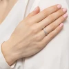 Pierścionek zaręczynowy obrączka białe złoto z wieloma brylantami Galaktyki W521-B585-B0.10 marko