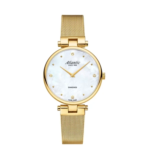 Zegarek Atlantic 29044.45.07GMB Diamonds Damski bransoleta MARKO