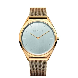 Damski zegarek Bering Classic 17039-334 na bransolecie typu mesh