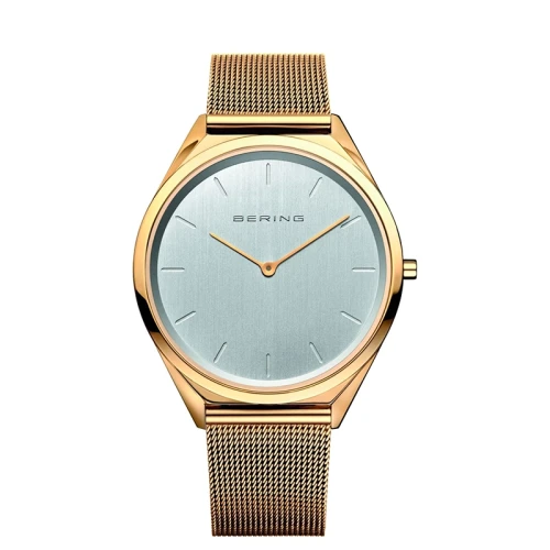 Damski zegarek Bering Classic 17039-334 na bransolecie typu mesh