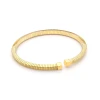 Sztywna bransoletka żmijka bangle pozłacane srebro Sego B157-925-Z marko