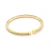 Sztywna bransoletka żmijka bangle pozłacane srebro Sego B157-925-Z marko