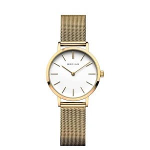 Damski zegarek Bering Classic 14129-331 na bransolecie typu mesh
