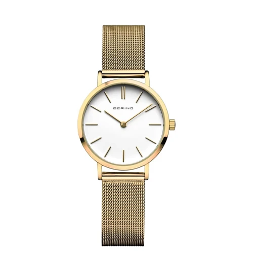 Damski zegarek Bering Classic 14129-331 na bransolecie typu mesh