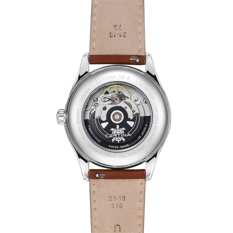 Certina C0334281605100 zegarek męski automat na pasku MARKO